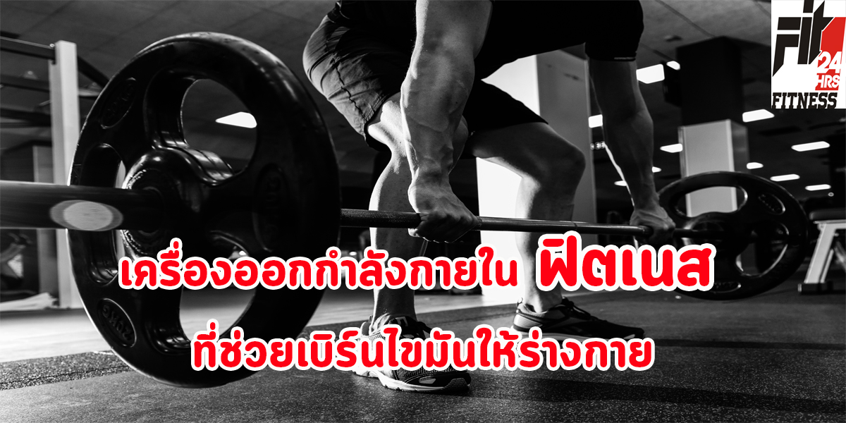 เครื่องออกกำลังกาย ใน ฟิตเนส ที่ช่วยเบิร์นไขมัน ให้ร่างกาย